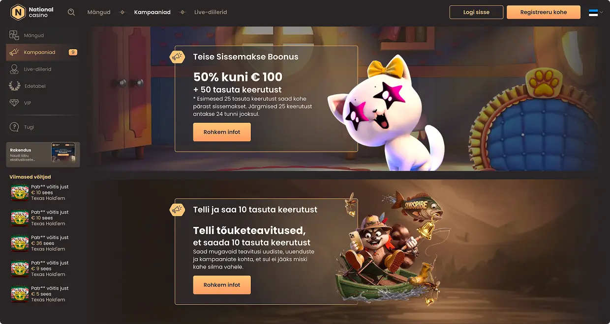 National Casino Online-kasiino